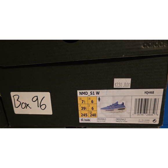Women's Size 7.5 - Adidas NMD_S1 W Blue Fusion Shoes HQ4468 NEW IN BOX - Picture 9 of 9